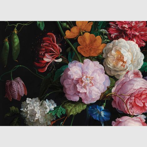 Papier peint intissé - Peinture en fleurs - 375x270 cm (1/3)