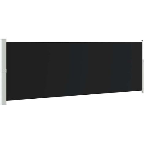 vidaXL Tenda da Sole Laterale Retrattile 160 x 500 cm Nera