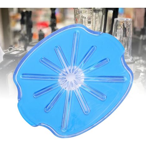 [Spritzschutz für Mixer] + [1 Stück, ABS+TPR, 116 g] + [Multifunktionales 6-reihiges Spritzschutzdesign]