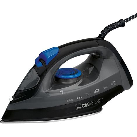 Fer à repasser vapeur avec 7 fonctions 1800W Clatronic DB 3703 Noir/bleu