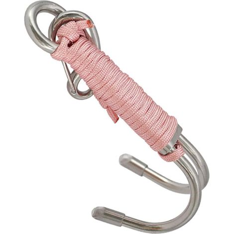 Double crochet de plongée professionnel en acier inoxydable pour corde de plongée et compacts d'extérieur (1/5)
