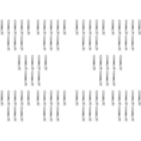 80 PièCes Mini Barre de Levier Acier Inoxydable Flat Bar Multifonction Barre de Levier EDC Mini Ensemble D'Outils D'Ouverture de Survie Crowbar (1/5)