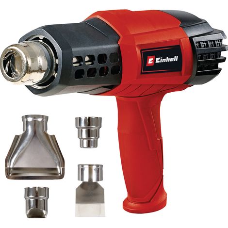 Einhell Décapeur thermique TE-HA 2000 E (2000 W, Interrupteur à 3 positions pour débit d'air) Livré avec buse de réduction, buse large, buse à réflecteur, buse à jet plat (1/5)