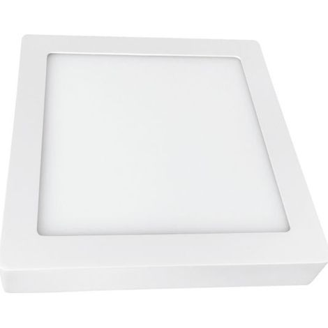 Downlight Superficie 20 W. Cuadrado Blanca TVTECH