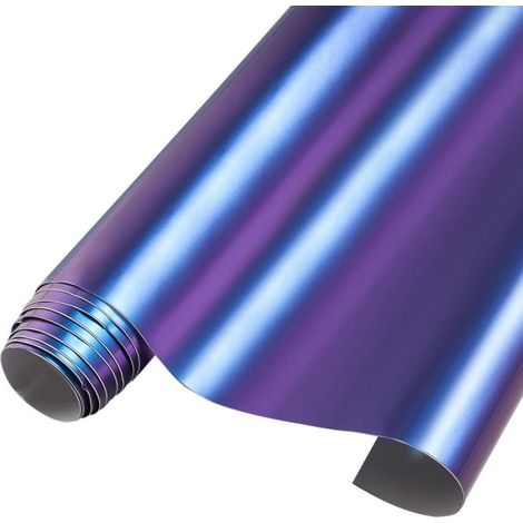 Holografische Folie 50x152cm selbstklebend mit Luftkanälen für Auto (1/5)