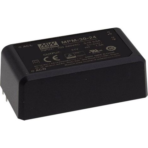 Mean Well MPM-30-24 Alimentatore da circuito stampato AC / DC 24 V/DC 1.3 A (1/3)