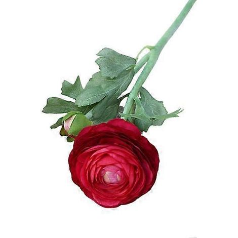 Pivoine artificielle en tissu, magnifique reproduction faite main, aux détails éclatants, idéale pour la maison.rose rouge (1/5)