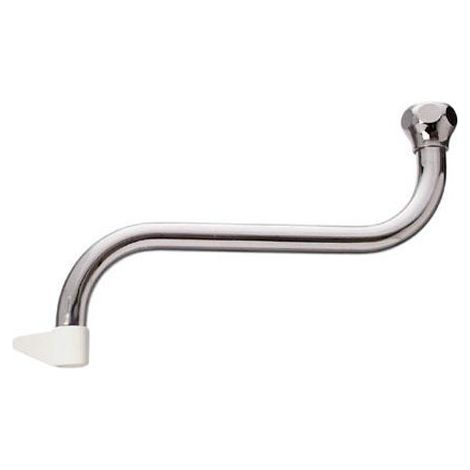 Cornat Rohrauslauf S-Form 25 cm verchromt Rohrausläufe