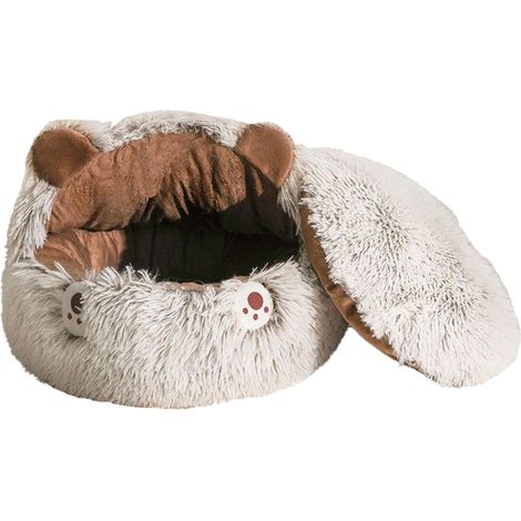 Panier pour Chat en Dôme Nid Douillet pour Chat et Petit Chien,Maison (1/5)