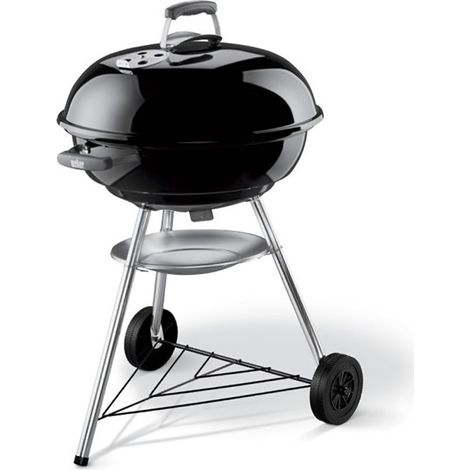 Barbecue à charbon WEBER Compact Kettle 57cm - Noir (1/10)