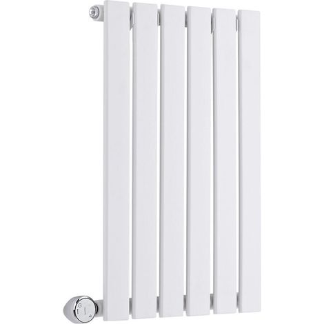 Hudson Reed Sloane Électrique – Radiateur Design Horizontal – Blanc – 63.5 x 42cm (1/5)