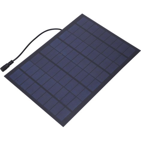 Tragbares Mini-Solarladegerät aus Epoxidharz, 18 V, 9 W, hoher Wirkungsgrad, mit 30 cm Kabel und rundem DC-Stecker (1/5)