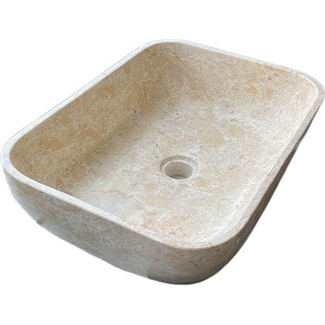 MOSAVIT RINCA Lavabo Sobre Encimera De Piedra Beige - ref: MSV-RINCA