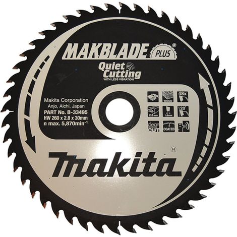 Makita Sägeblatt MAKBLADE+ 260x30x48Z (1/3)