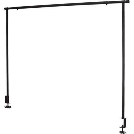 Barre décorative de table - JUANIO - 114-218 x 110 cm - Réglable en largeur - Métal robuste - Fixation serre-joints (1/4)