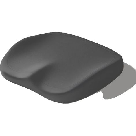Cojín para silla de oficina, diseño ergonómico, soporte de espuma viscoelástica, negro. (1/2)