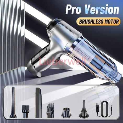 Aspirateur de voiture, Mini Machine de nettoyage à forte aspiration, souffleur portatif sans fil, plumeau d'air pour appareils ménagers,updated PRO