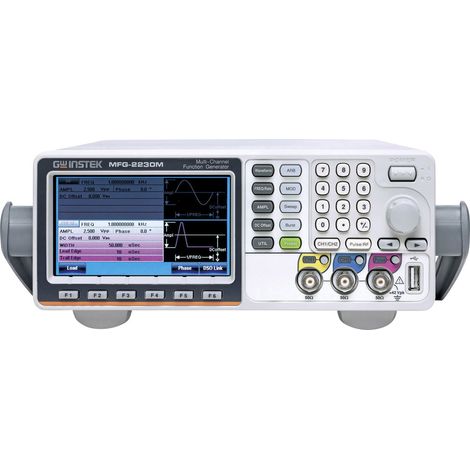 GW Instek MFG-2230M Funktionsgenerator netzbetrieben 1 µHz - 30 MHz 2-Kanal Arbiträr, Sinus, Rechte (1/2)