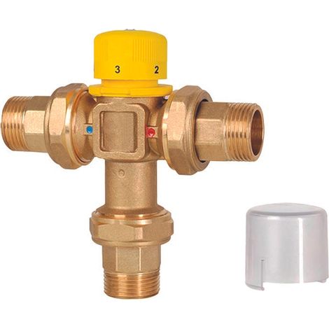 Thermostatischer Mischer für Solaranlagen - Außengewindeanschlüsse 1".