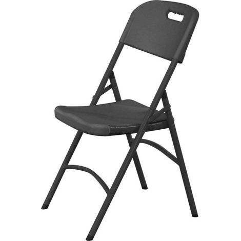 Chaise de restauration pliante noire jusqu'à 180 kg - Hendi 810989 (1/2)