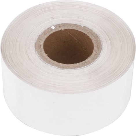 Papel metalizado para estampado en caliente, 3 cm de ancho, rollo de 120 metros, blanco.
