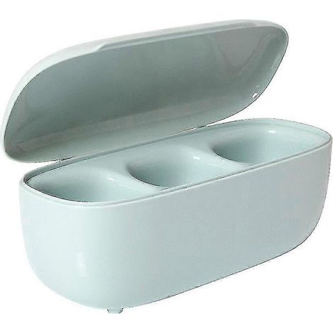 Boîte ovale à épices avec couvercle, support à épices, salières et poivrières pour le rangement des épices (1/3)