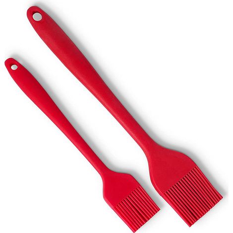 Brosse à huile en silicone, brosse à huile pour barbecue, ustensiles de cuisine, brosse à huile en silicone intégrée, brosse pour barbecue (1/5)