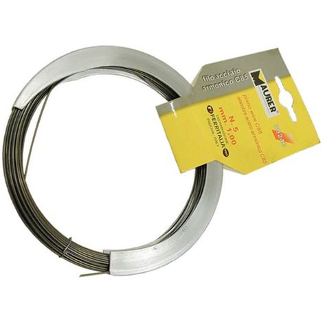 FILO IN ACCIAIO ARMONICO C85 IN MATASSINA MISURA N° 5 Ø 1 mm 16 mt MAURER
