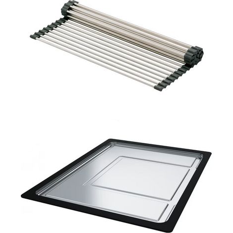 Set accessoires cuves Maris1-2, Largo Inox / Maris1-2 + éviers centro Frag : Rollmat + égouttoir - Franke (1/3)