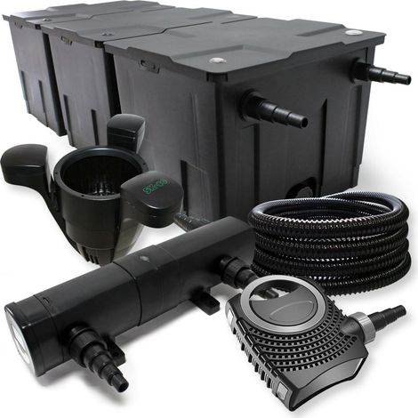 Kit de filtration biologique 24w bassin 90000 L max+ skimmer