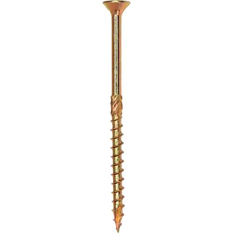 100 Vis De Construction À Tête Plate Cs 06220 - 6X220 mm T30 - D-Work
