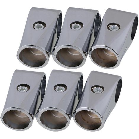 Colliers de serrage en alliage d'aluminium pour tubes ronds de 32 mm (lot de 6)