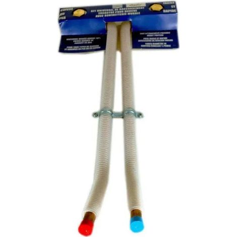 Universelles Unterputz-Anschlussset für Dusche und Badewanne, Durchmesser 16 mm