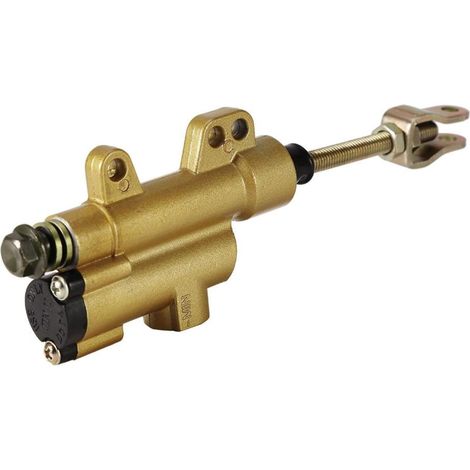 Maître-Cylindre Arrière, 43 mm / 53 mm en Aluminium avec Réservoir Intégré Universel Pompe Frein Arrière Moto pour Quad Dirt Bike ATV (1/5)