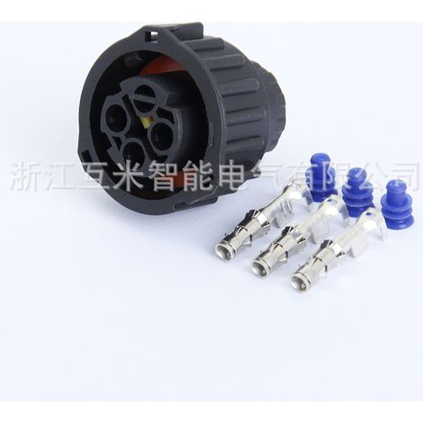 1-1813099-2 Sauerstoffsensor-Kabelbaumstecker für Pkw und Lkw, 3-polig mit Klemmen, DJ3034Y-2.5-21 (1/3)