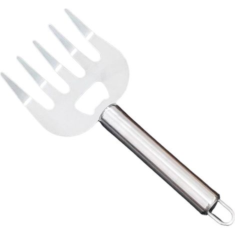 Trancheuse à viande multifonctionnelle en forme de griffe d'ours, effilocheuse à poulet et à bœuf, fourchette à découper pour barbecue (paquet de 8) (1/4)