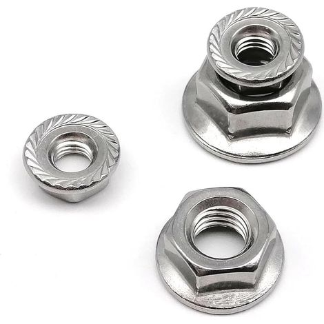 Frein-filet, 5/10 pièces M6 M8 M10 M12 Filetage fin DIN6923 304 (1/5)