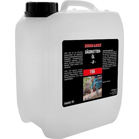 Huile pour scie a chaine EURO LOCK, biodegradable contenu: 5 litres