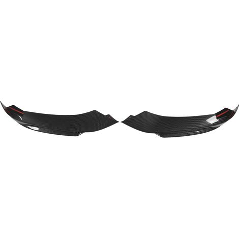 Frontstoßstangenlippen in Carbonfaser-Optik (Paar), passend für BMW 4er F32 F33 F36 M Sport (2014–2020), Stoßstangenspoiler, 2-teiliges Set (1/5)