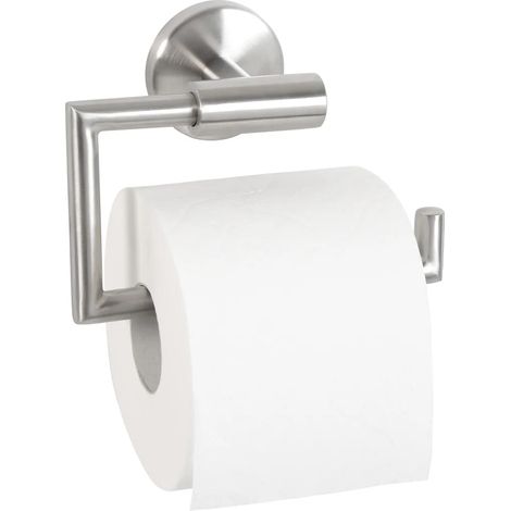 Wandmontierter Toilettenpapierhalter aus mattem Edelstahl