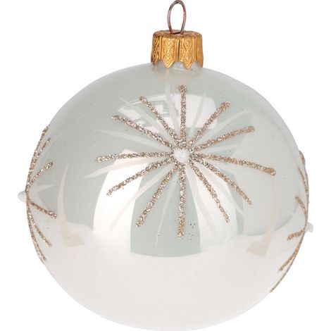 Palline per albero di Natale, in Vetro, con glitter, da Ø 10 mm, 6 pezzi (1/3)