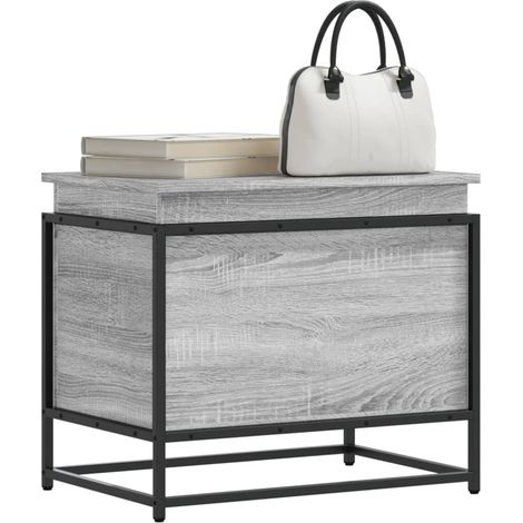 Aufbewahrungsbox mit Deckel Grau Sonoma 60x40x51,5 cm