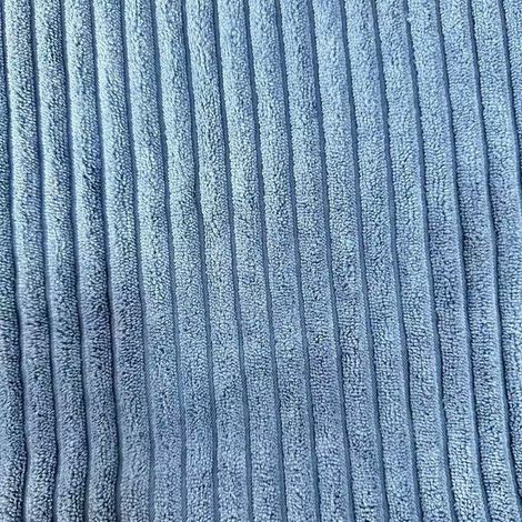 Solid color corduroy bohemian farmhouse style orange-green gradient throw pillowcase for living room decoration -- 45x45 -- dark blue