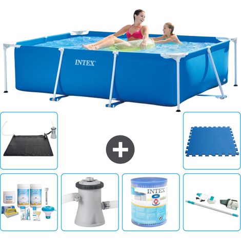 Intex Piscine Tubulaire Rectangulaire - 220x150x60 cm - 7-pièces S30042 (1/5)