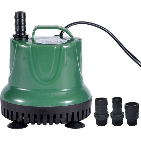 Pompe à eau submersible 45W 2000L/H Mini pompe à fontaine avec cordon d'alimentation Pompe à eau étanche ultra silencieuse pour aquarium réservoir de poissons étang jardins d'eau systèmes hydroponique (1/5)