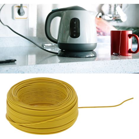 100 m BVR-12,5 flexibles Kabel, 19 Adern, gelbes Reinkupfer mit PVC-Isolierung (1/5)