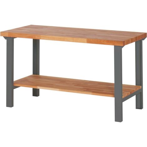 Table de travail STIER Premium avec plateau de rangement, lxPxH 1 500x700x840 mm