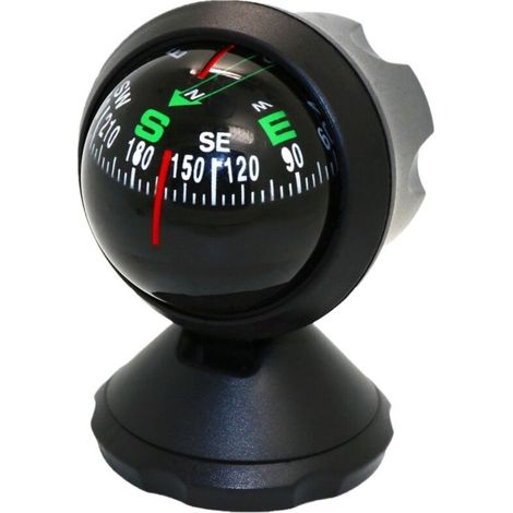 boussole de voiture inclinometre guide de voiture angle de balle inclinaison niveau metre outil de recherche equilibreur mesure equipement pour vehicule de voiture mer marine (1/5)
