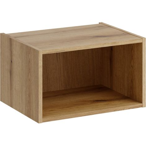 Mobile da bagno VANO 50 cm in rovere sospeso con nicchia
