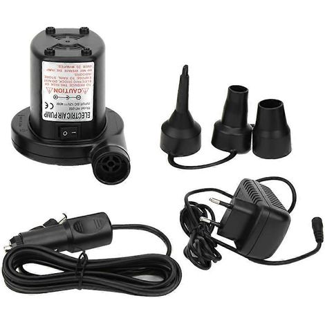 Elektrische Luftpumpe mit Luftabsaugung und Aufblasfunktion (2-in-1) für Pools und Luftbetten (180–240 V)